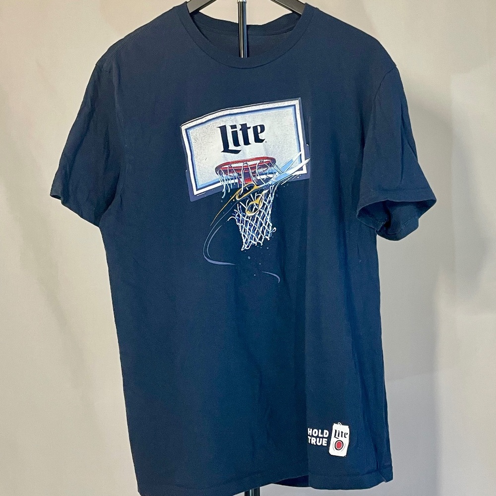 X-Large Miller Lite Hoops SS Shirt